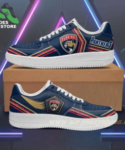 Florida Panthers Team Air Sneakers - Custom Air Force 1 Shoes RBAF133