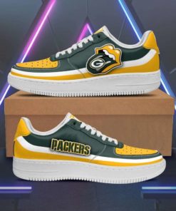 Green Bay Packers x Rolling Stones Lips Custom Sneakers