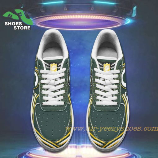 Green Packers Team Air Sneakers  – Custom Air Force 1 Shoes RBAF135