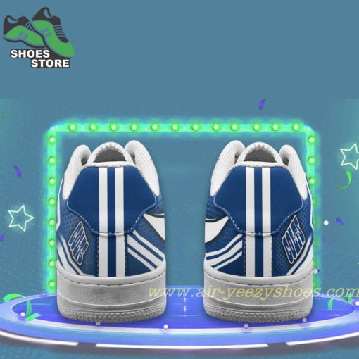 Indianapolis Colts Team Air Sneakers  – Custom Air Force 1 Shoes RBAF137