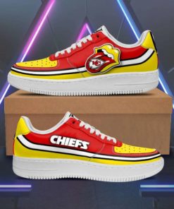 Kansas City Chiefs x Rolling Stones Lips Custom Sneakers