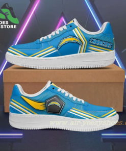 Los Angeles Chargers Team Air Sneakers - Custom Air Force 1 Shoes RBAF140