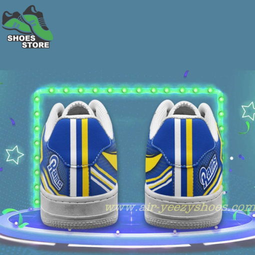Los Angeles Rams Team Air Sneakers  – Custom Air Force 1 Shoes RBAF142