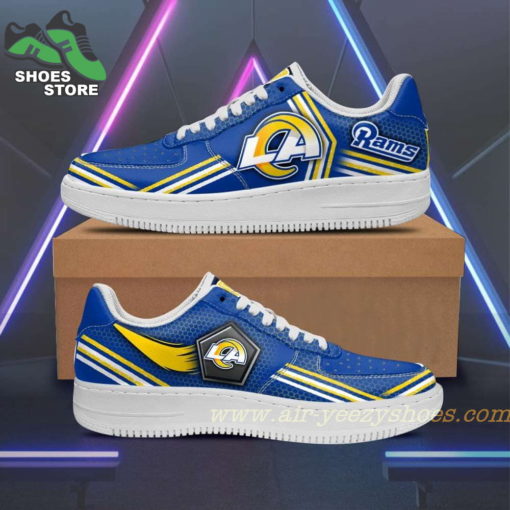 Los Angeles Rams Team Air Sneakers  – Custom Air Force 1 Shoes RBAF142
