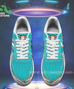 Miami Dolphins Team Air Sneakers - Custom Air Force 1 Shoes RBAF143