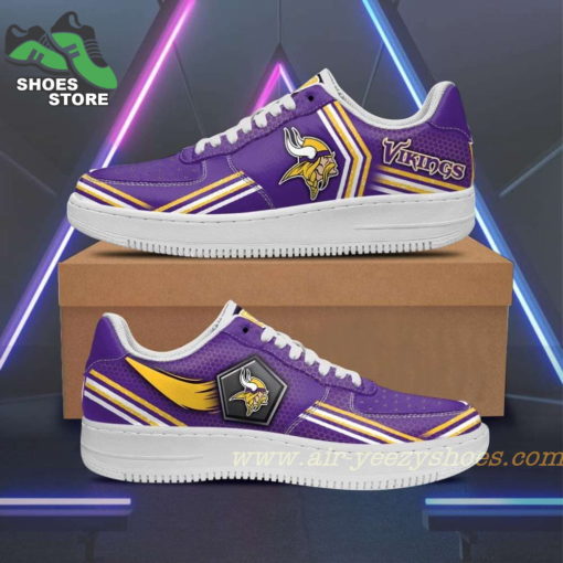 Minnesota Vikings Team Air Sneakers  – Custom Air Force 1 Shoes RBAF144