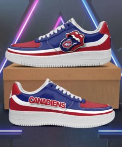 Montreal Canadiens x Rolling Stones Lips Custom Sneakers
