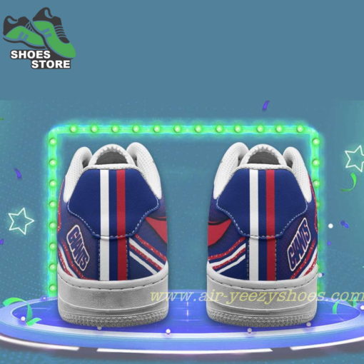 New York Giants Team Air Sneakers  – Custom Air Force 1 Shoes RBAF150