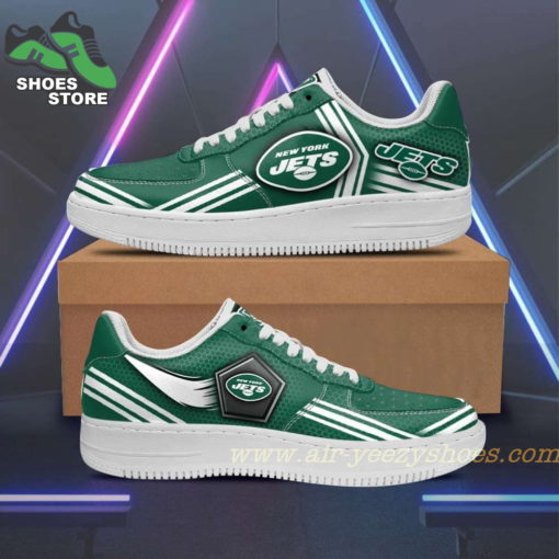 New York Jets Team Air Sneakers  – Custom Air Force 1 Shoes RBAF151
