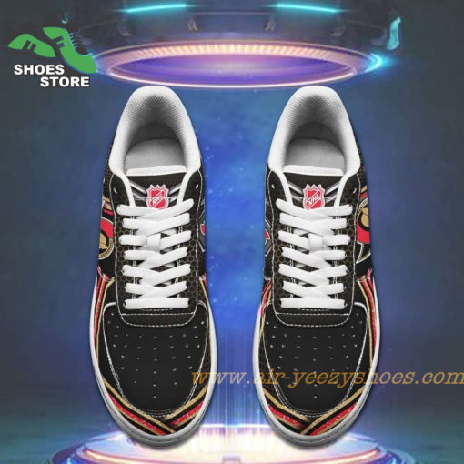 Ottawa Senators Team Air Sneakers  – Custom Air Force 1 Shoes RBAF154