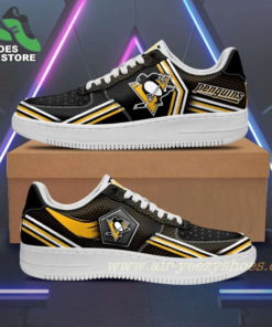 Pittsburgh Penguins Team Air Sneakers - Custom Air Force 1 Shoes RBAF157