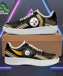 Pittsburgh Steelers Team Air Sneakers  – Custom Air Force 1 Shoes RBAF158