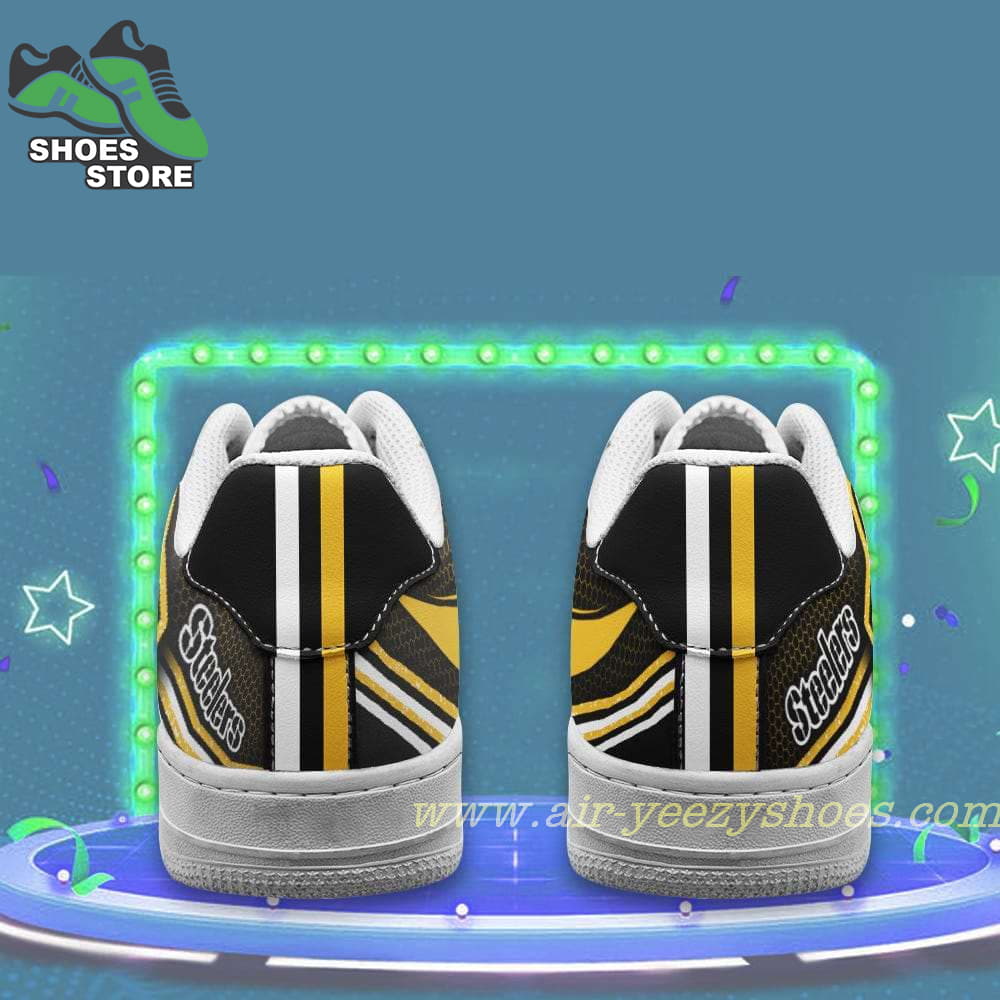 Pittsburgh Steelers Team Air Sneakers  - Custom Air Force 1 Shoes RBAF158