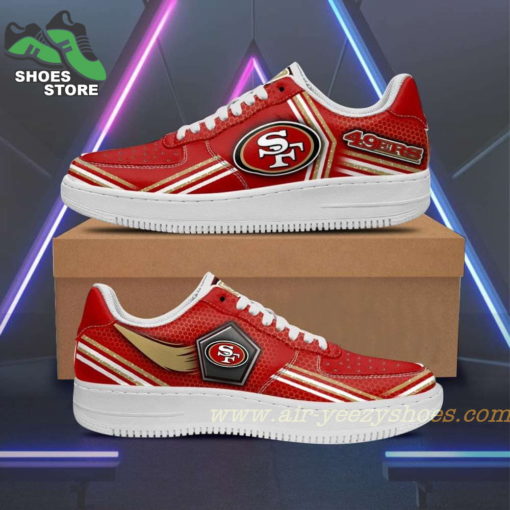 Sanfrancisco 49ers Team Air Sneakers  – Custom Air Force 1 Shoes RBAF160
