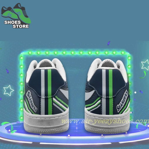 Seattle Seahawks Team Air Sneakers  – Custom Air Force 1 Shoes RBAF161