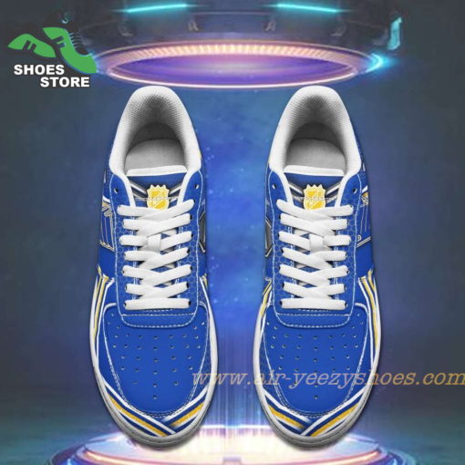 St. Louis Blues Team Air Sneakers  – Custom Air Force 1 Shoes RBAF162