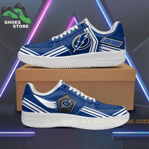 Tampa Bay Lightning Team Air Sneakers  – Custom Air Force 1 Shoes RBAF164