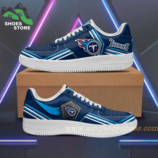 Tennessee Titans Team Air Sneakers  – Custom Air Force 1 Shoes RBAF165