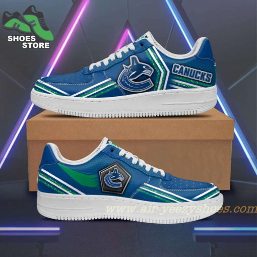 Vancouver Canucks Team Air Sneakers  – Custom Air Force 1 Shoes RBAF167