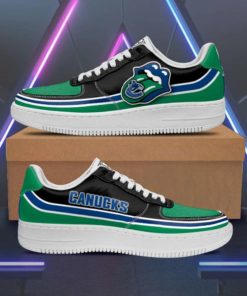 Vancouver Canucks x Rolling Stones Lips Custom Sneakers