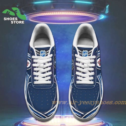 Winnipeg Jets Team Air Sneakers  – Custom Air Force 1 Shoes RBAF170
