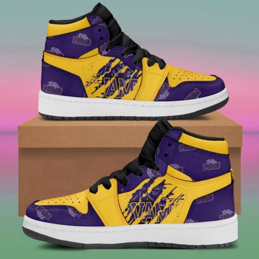 Prairie View A&M Panthers Sneaker Boots – Custom Jordan 1 High Shoes Form