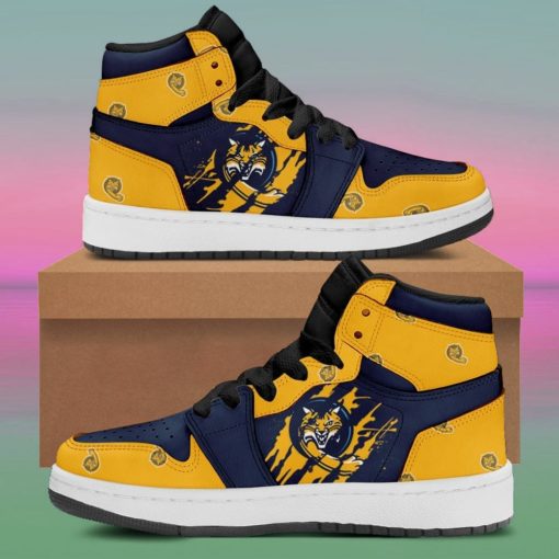Quinnipiac Bobcats Sneaker Boots – Custom Jordan 1 High Shoes Form