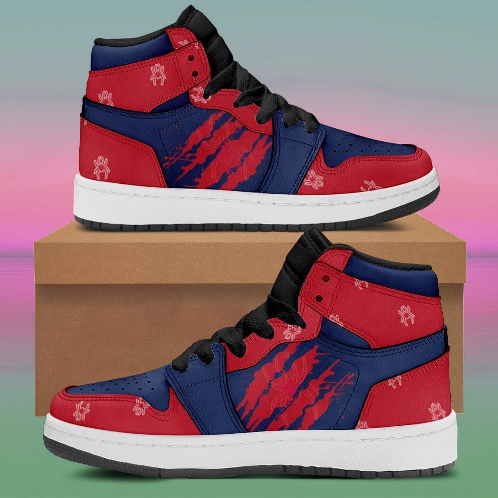 Richmond Spiders Sneaker Boots - Custom Jordan 1 High Shoes Form