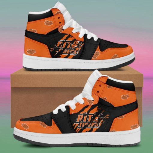 RIT Tigers Sneaker Boots – Custom Jordan 1 High Shoes Form