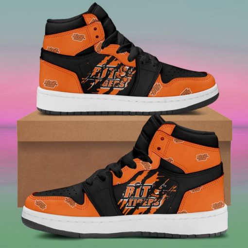 RIT Tigers Sneaker Boots – Custom Jordan 1 High Shoes Form