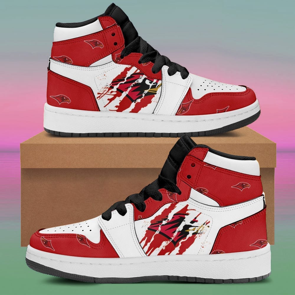 Seattle Redhawks Sneaker Boots - Custom Jordan 1 High Shoes Form
