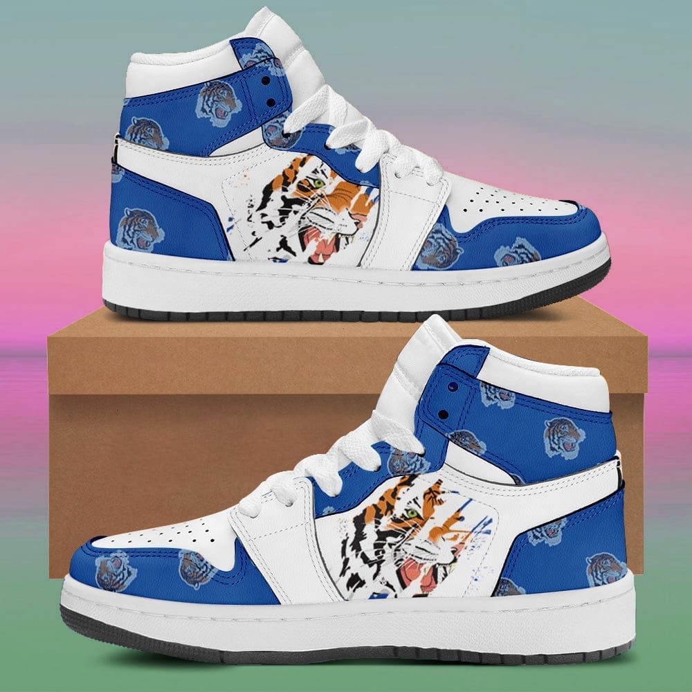 Tennessee State Tigers Sneaker Boots - Custom Jordan 1 High Shoes Form
