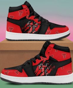 texas tech red raiders air sneakers custom jordan 1 high style 9 RRF2p