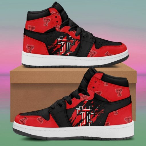 texas tech red raiders air sneakers custom jordan 1 high style 9 RRF2p