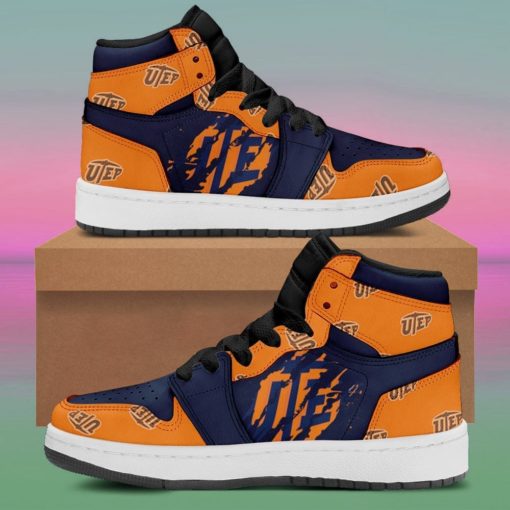 UTEP Miners Air Sneakers – Custom Jordan 1 High Style