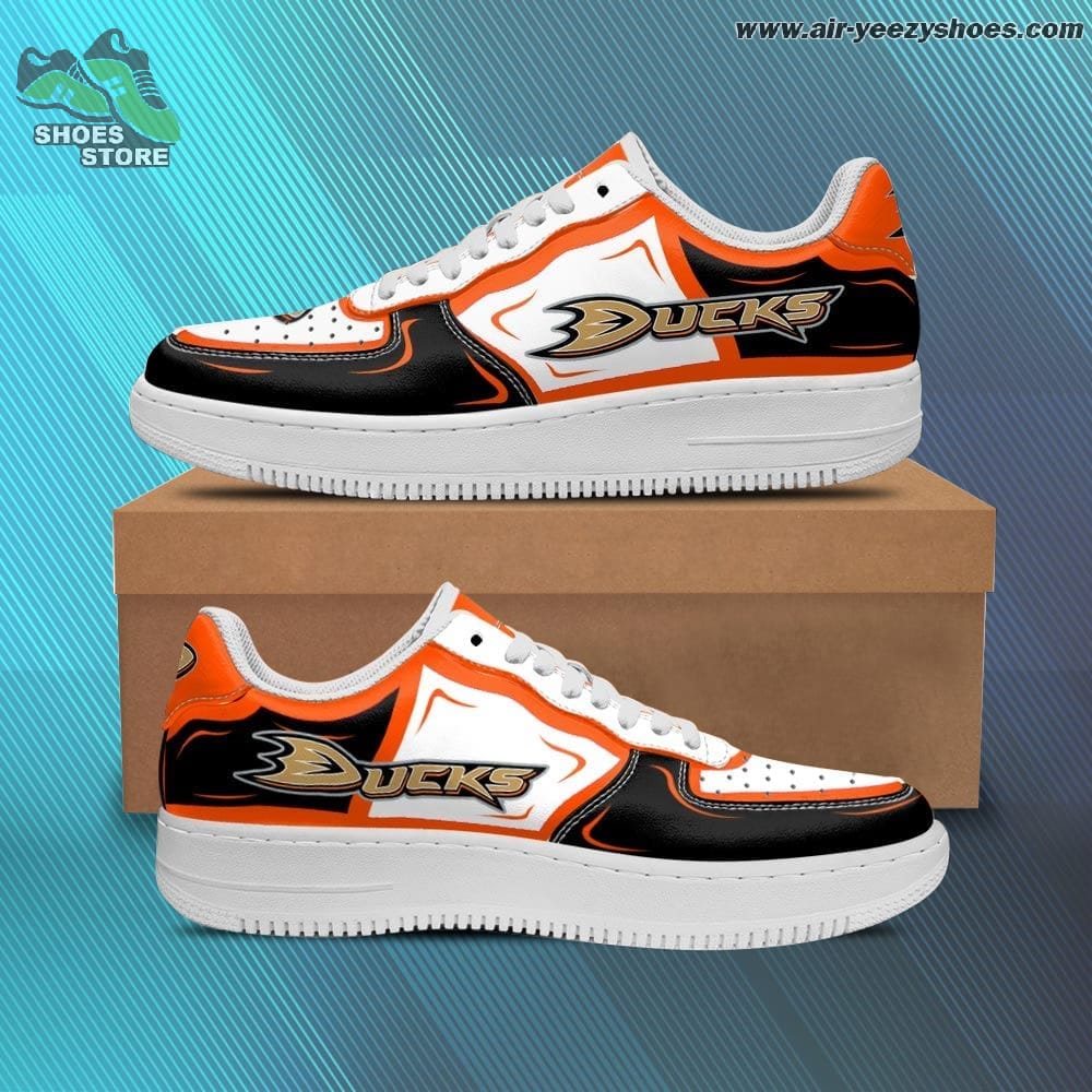 Anaheim Ducks Casual Sneaker - Air Force 1 Style Shoes