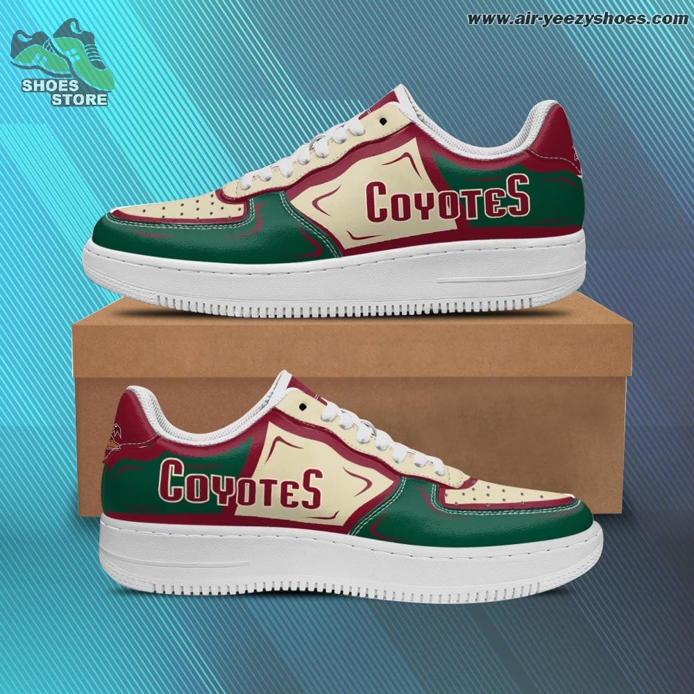 Arizona Coyotes Casual Sneaker - Air Force 1 Style Shoes