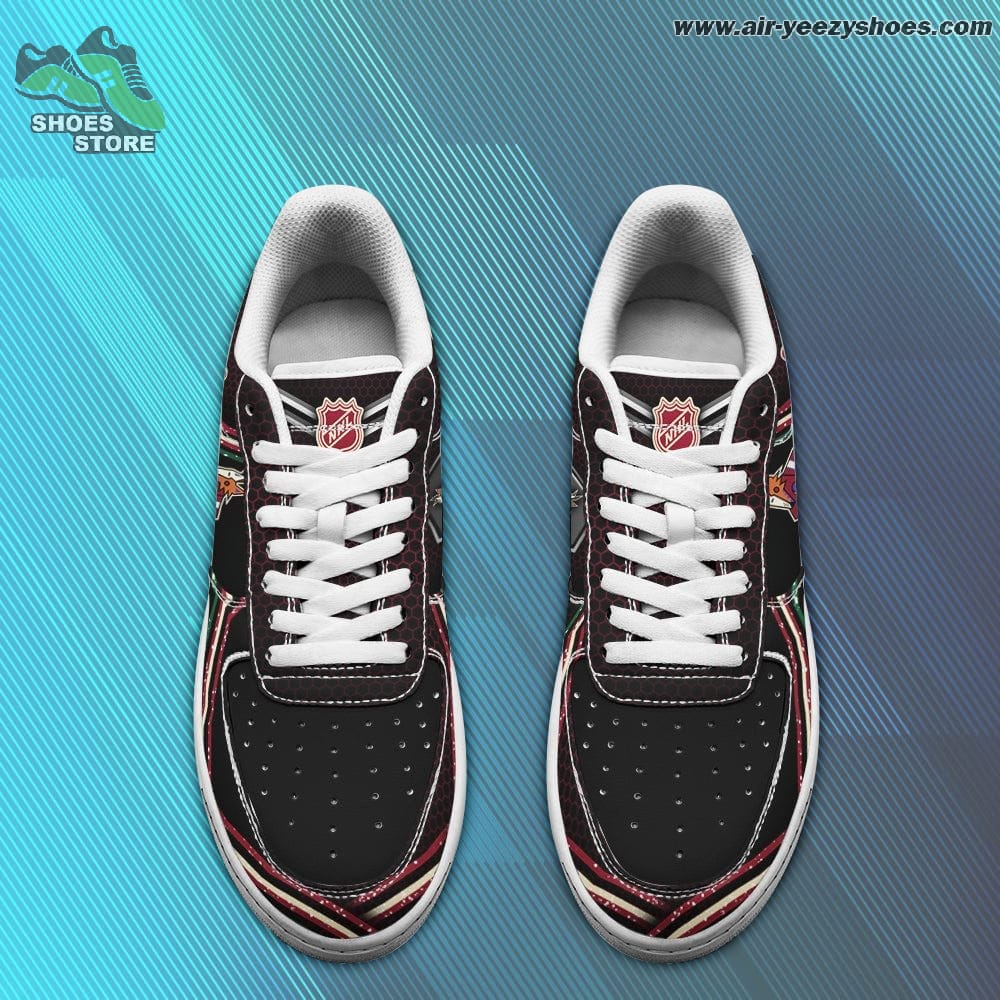 Arizona Coyotes Sneaker - Custom AF 1 Shoes