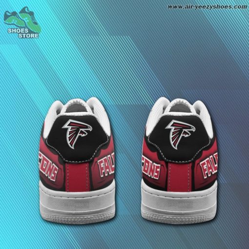 Atlanta Falcons Casual Sneaker – Air Force 1 Style Shoes