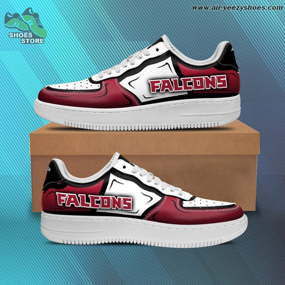 Atlanta Falcons Casual Sneaker - Air Force 1 Style Shoes