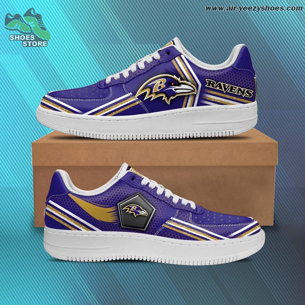 Baltimore Ravens Football Sneaker - Custom AF 1 Shoes