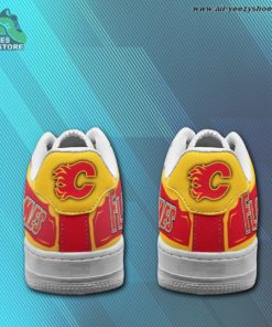calgary flames casual sneaker air force 1 53 zf1h0w
