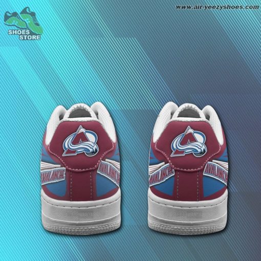 colorado avalanche air shoes custom naf sneakers 51 amrjob