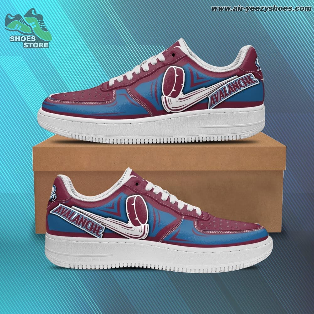 Colorado Avalanche Air Shoes Custom NAF Sneakers