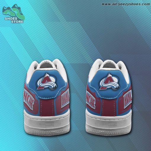 colorado avalanche casual sneaker air force 1 51 l24nvn
