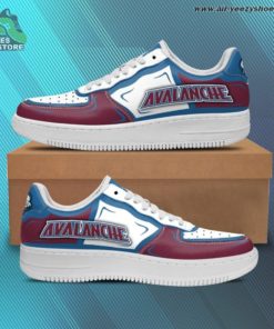 colorado avalanche casual sneaker air force a9f4jz