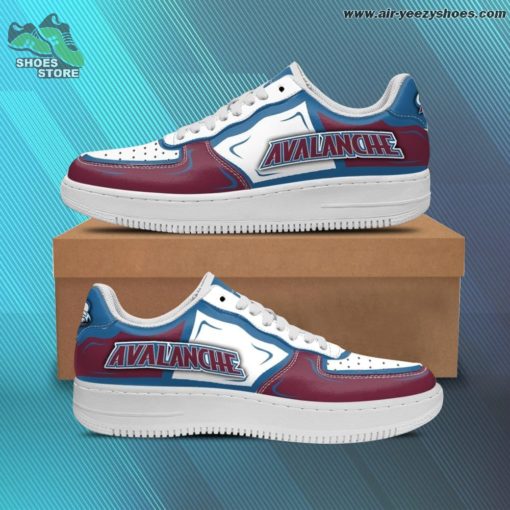 colorado avalanche casual sneaker air force a9f4jz