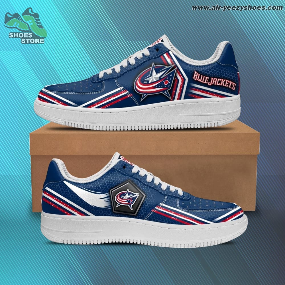 Columbus Blue Jackets Sneaker - Custom AF 1 Shoes
