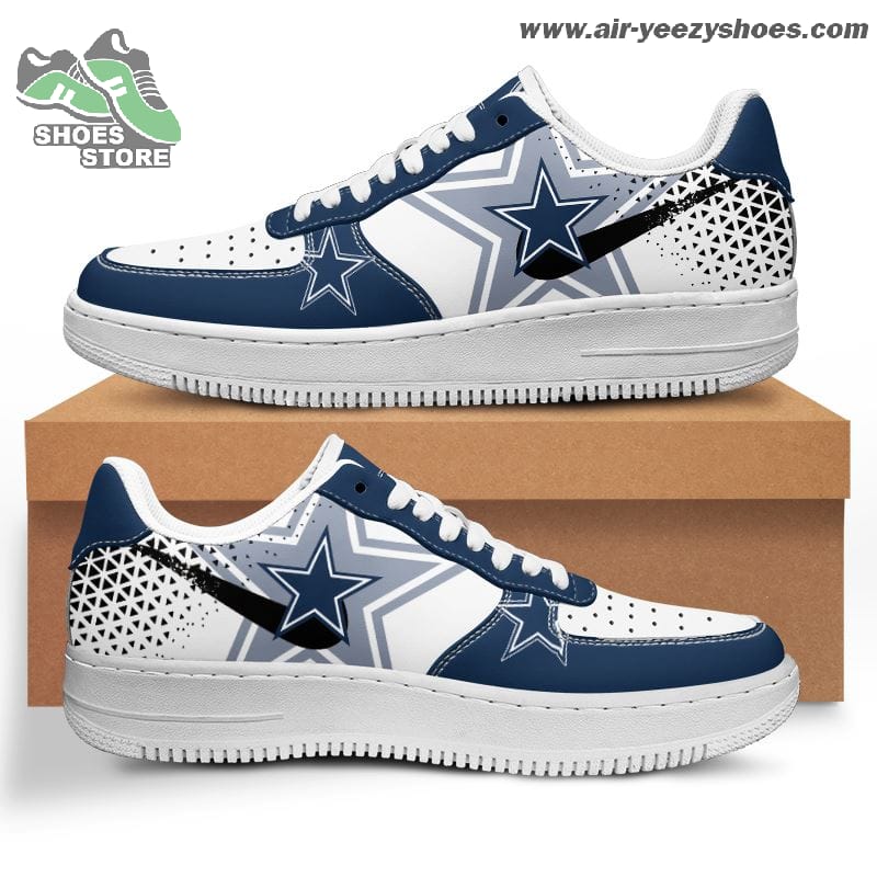 Dallas Cowboys Air Force Sneakers - Custom Shoes 2022