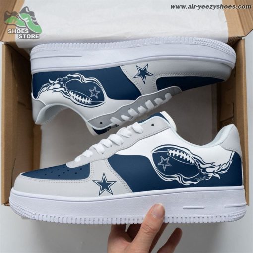 Dallas Cowboys Air Force Sneakers – Custom Shoes